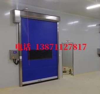 铝合金悬浮门拉链密封快速卷帘门